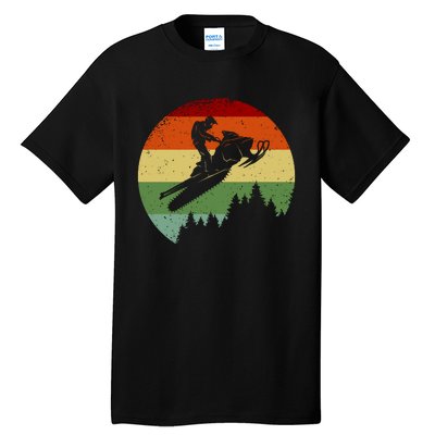 Snowmobile Retro Tall T-Shirt