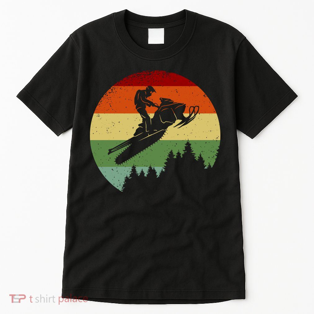 Snowmobile Retro Tall T-Shirt