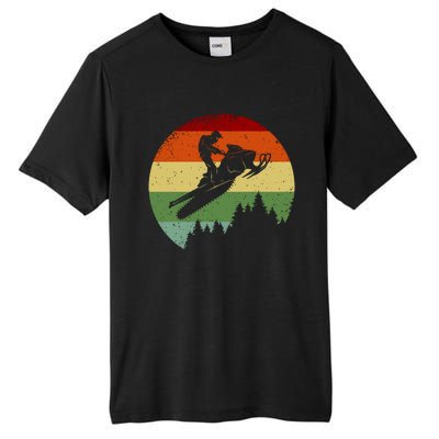 Snowmobile Retro Tall Fusion ChromaSoft Performance T-Shirt