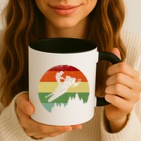 Snowmobile Retro Mug