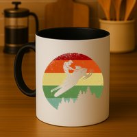 Snowmobile Retro Mug