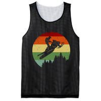 Snowmobile Retro Mesh Reversible Basketball Jersey Tank