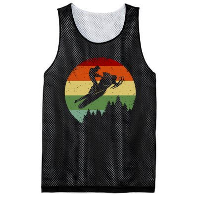 Snowmobile Retro Mesh Reversible Basketball Jersey Tank