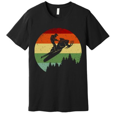 Snowmobile Retro Premium T-Shirt