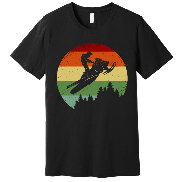 Snowmobile Retro Premium T-Shirt