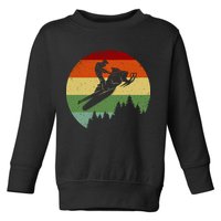 Snowmobile Retro Toddler Sweatshirt