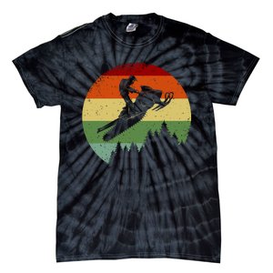 Snowmobile Retro Tie-Dye T-Shirt