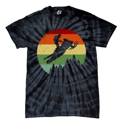 Snowmobile Retro Tie-Dye T-Shirt