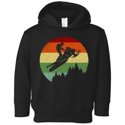 Snowmobile Retro Toddler Hoodie