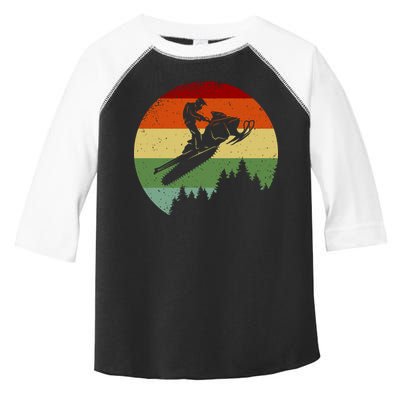 Snowmobile Retro Toddler Fine Jersey T-Shirt