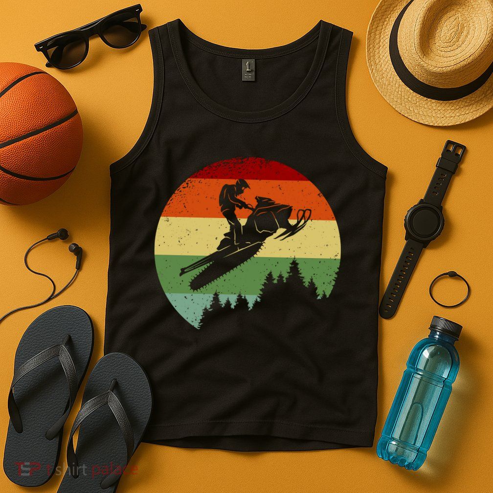 Snowmobile Retro Tank Top