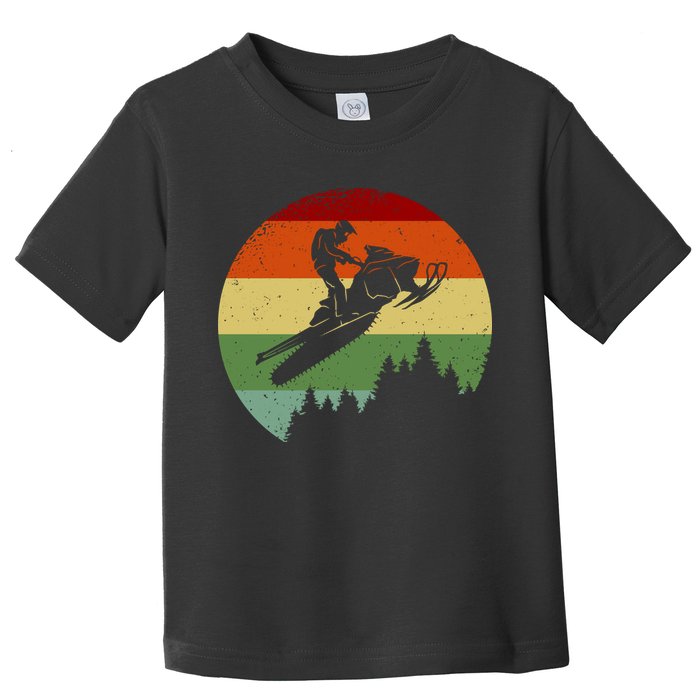 Snowmobile Retro Toddler T-Shirt