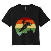 Snowmobile Retro Crop Top