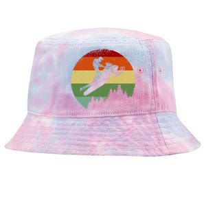 Snowmobile Retro Tie-Dyed Bucket Hat