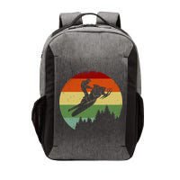 Snowmobile Retro Vector Backpack