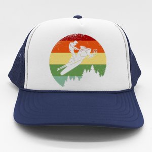 Snowmobile Retro Trucker Hat