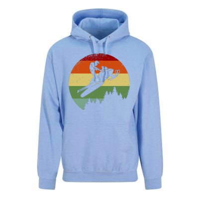 Snowmobile Retro Unisex Surf Hoodie