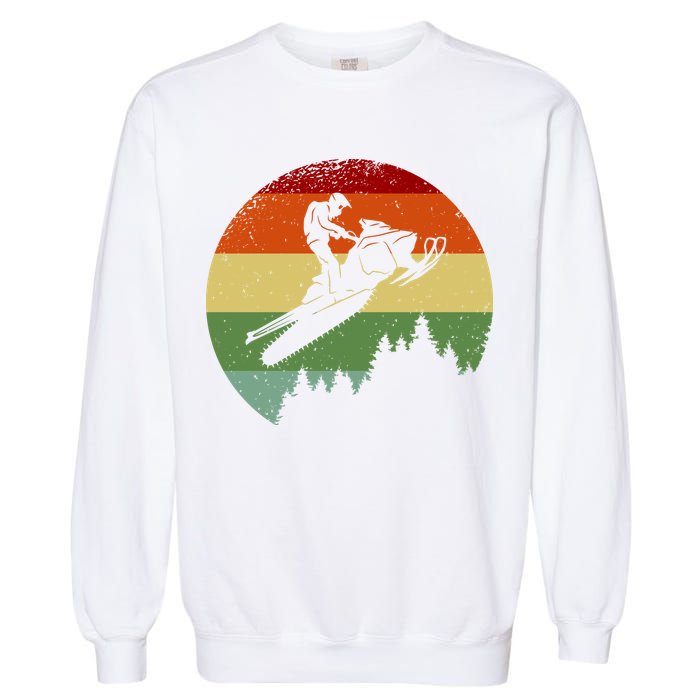 Snowmobile Retro Garment-Dyed Sweatshirt