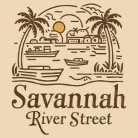 Savannah River Street Georgia Souvenir Drawstring Bag