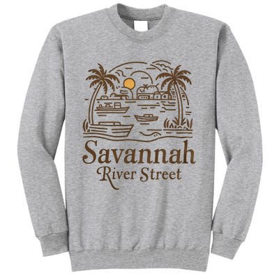 Savannah River Street Georgia Souvenir Tall Sweatshirt