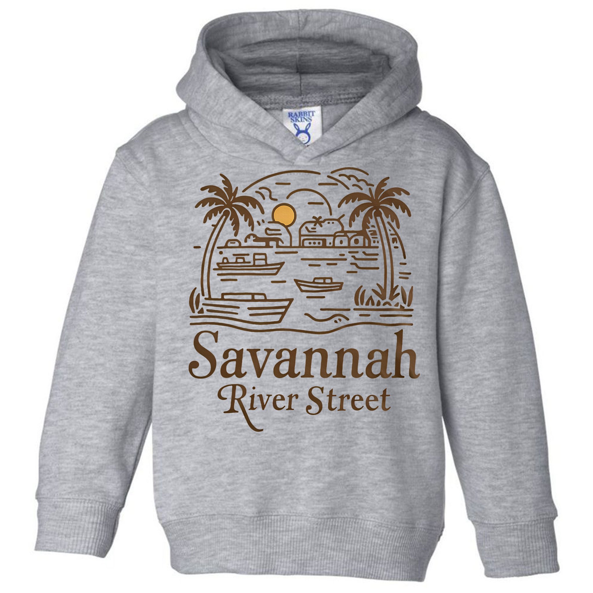 Savannah River Street Georgia Souvenir Toddler Hoodie