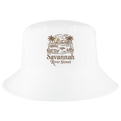 Savannah River Street Georgia Souvenir Cool Comfort Performance Bucket Hat
