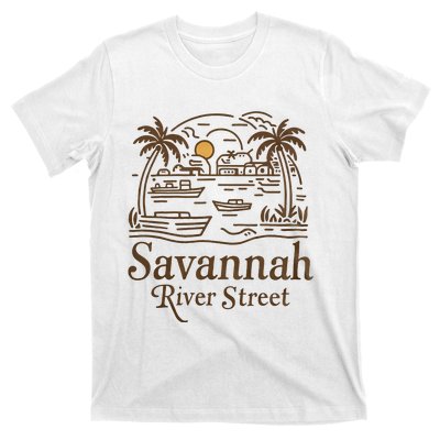 Savannah River Street Georgia Souvenir T-Shirt