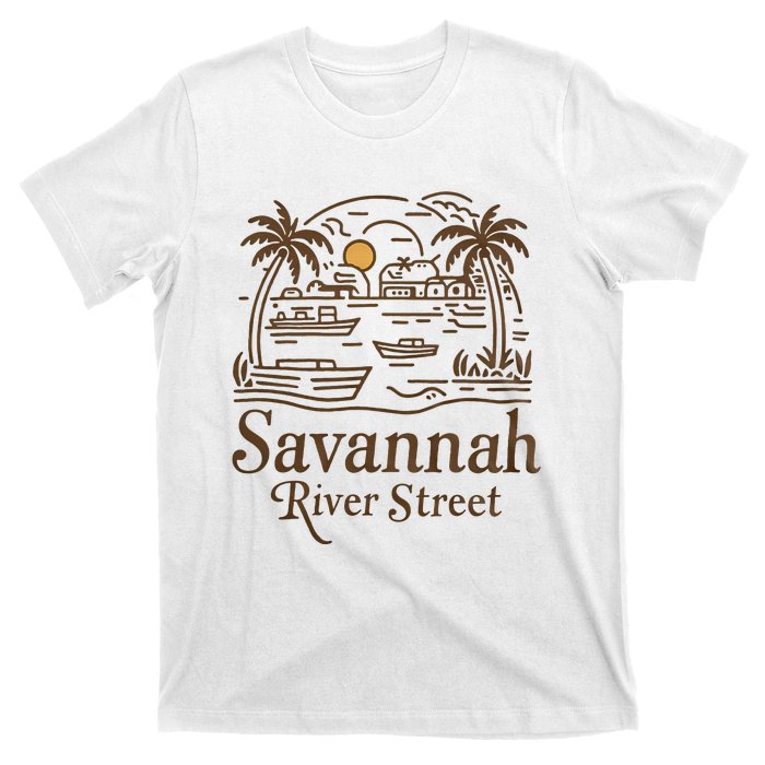 Savannah River Street Georgia Souvenir T-Shirt