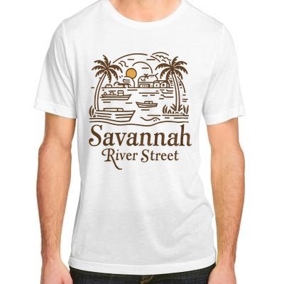 Savannah River Street Georgia Souvenir Adult ChromaSoft Performance T-Shirt