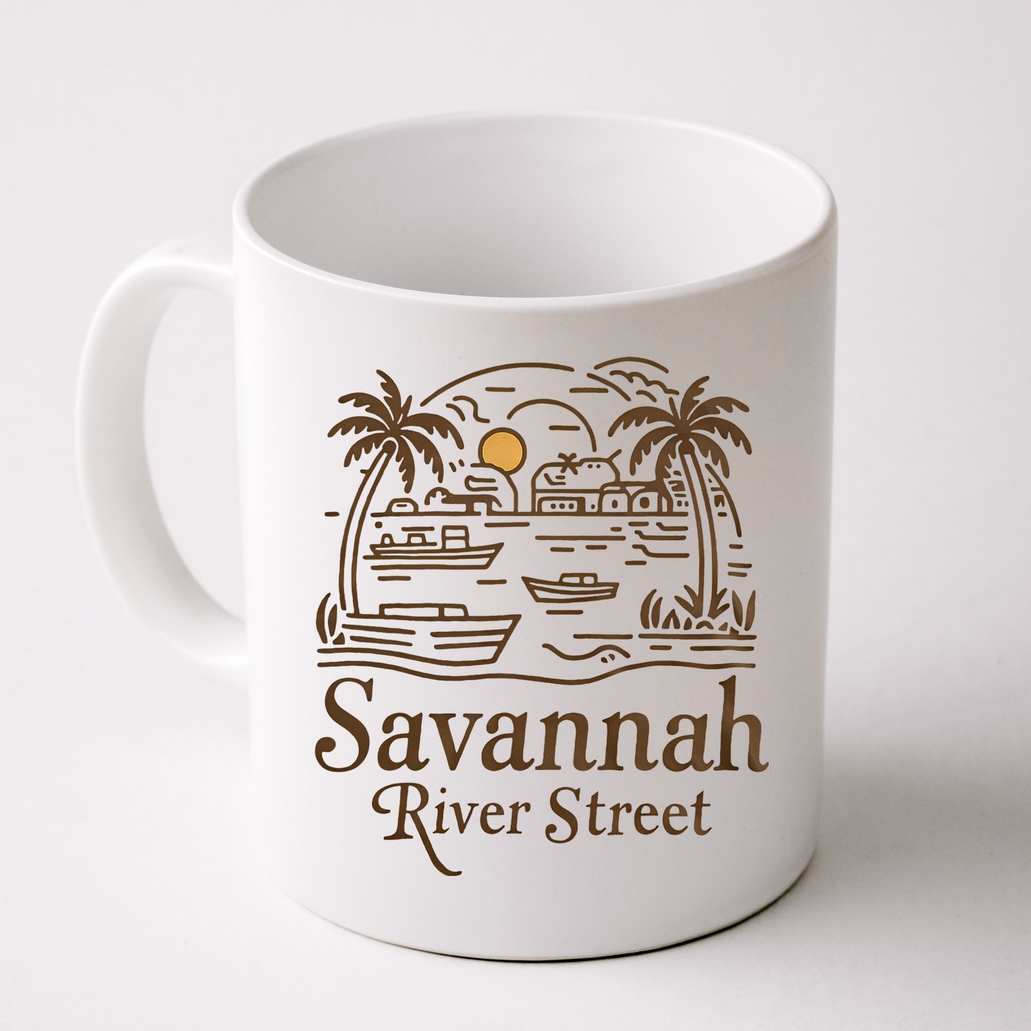 Savannah River Street Georgia Souvenir Mug