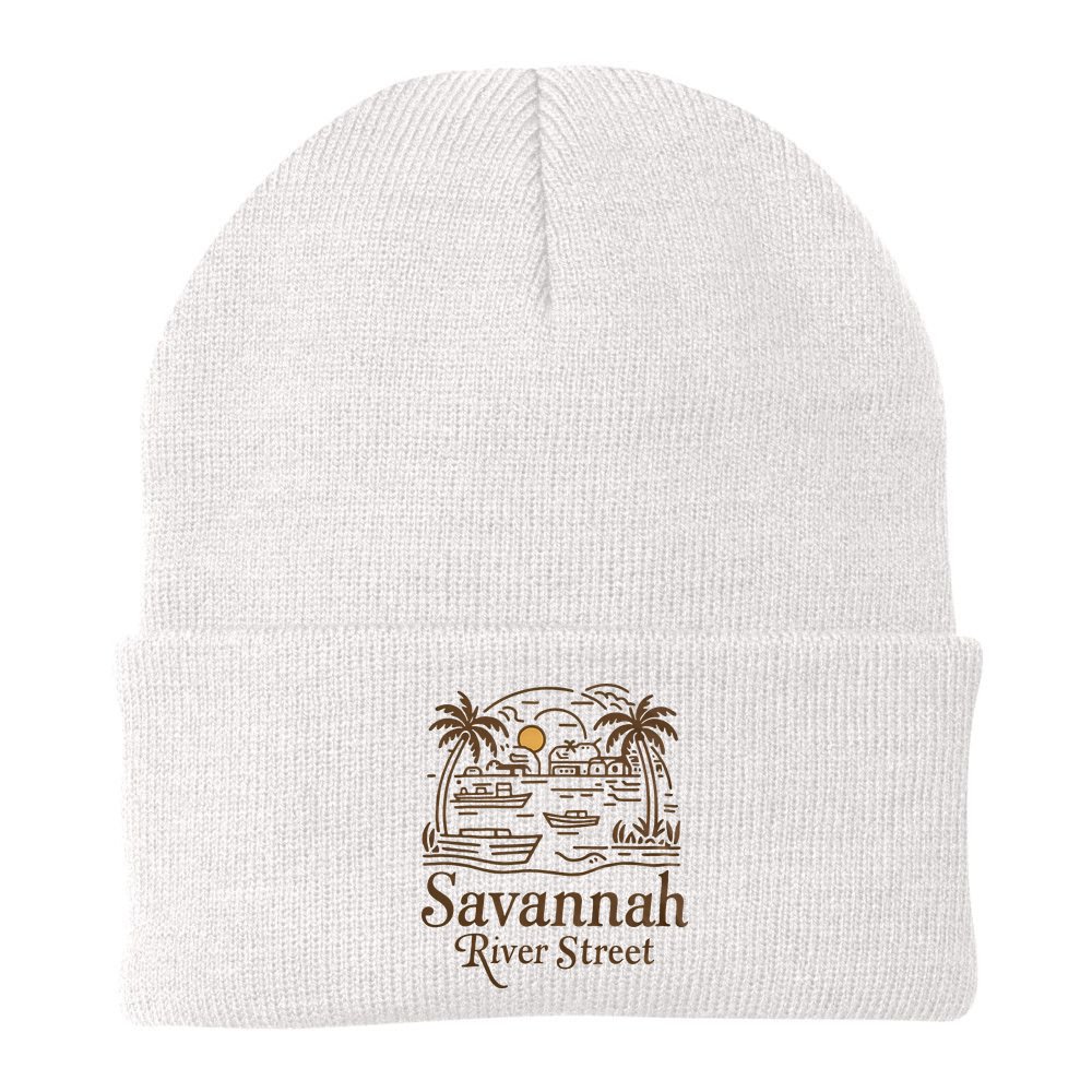 Savannah River Street Georgia Souvenir Beanie