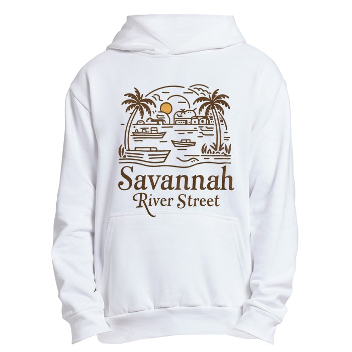 Savannah River Street Georgia Souvenir Urban Pullover Hoodie