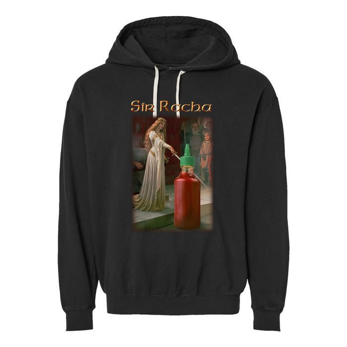 Sir Racha Sauce Garment-Dyed Fleece Hoodie