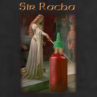 Sir Racha Sauce Garment-Dyed Fleece Hoodie