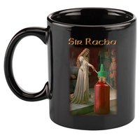 Sir Racha Sauce 11oz C Handle Ceramic Mug