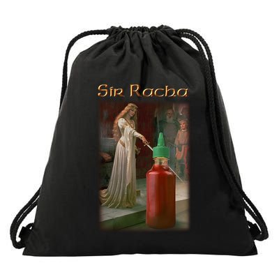 Sir Racha Sauce Drawstring Bag