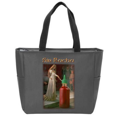 Sir Racha Sauce Zip Tote Bag