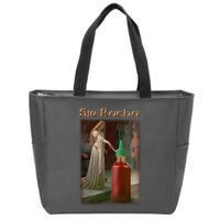 Sir Racha Sauce Zip Tote Bag