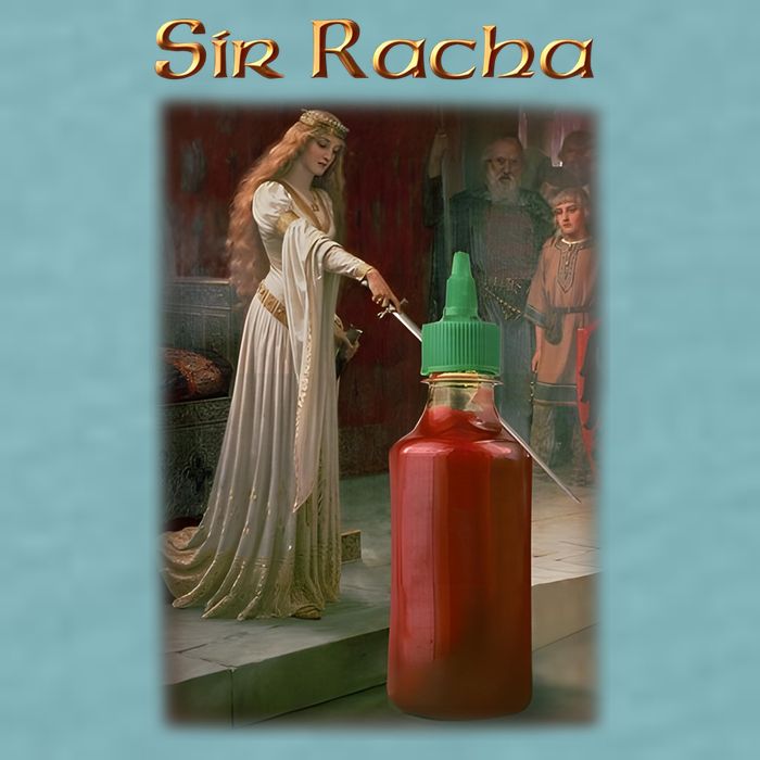 Sir Racha Sauce Sueded Cloud Jersey T-Shirt