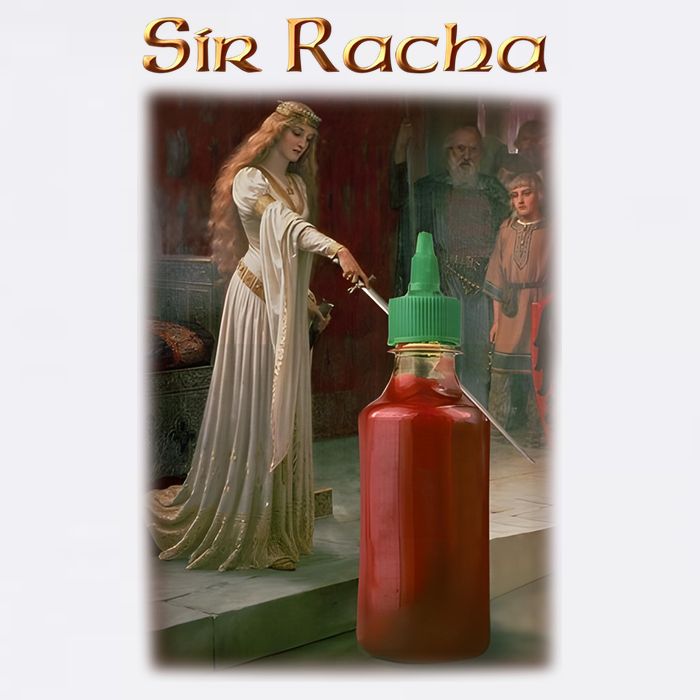 Sir Racha Sauce Garment-Dyed Sweatshirt