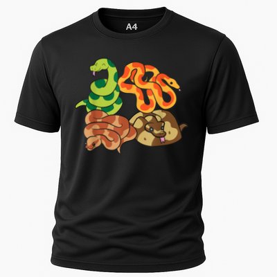 Snake Reptile Serpents Funny Snakes Performance Shirt