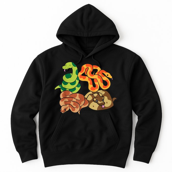 Snake Reptile Serpents Funny Snakes Hoodie