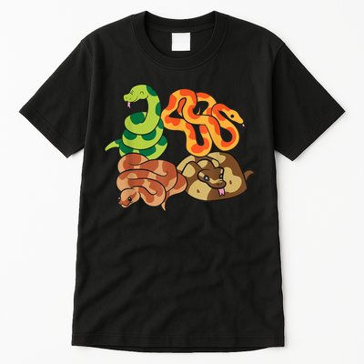 Snake Reptile Serpents Funny Snakes Tall T-Shirt