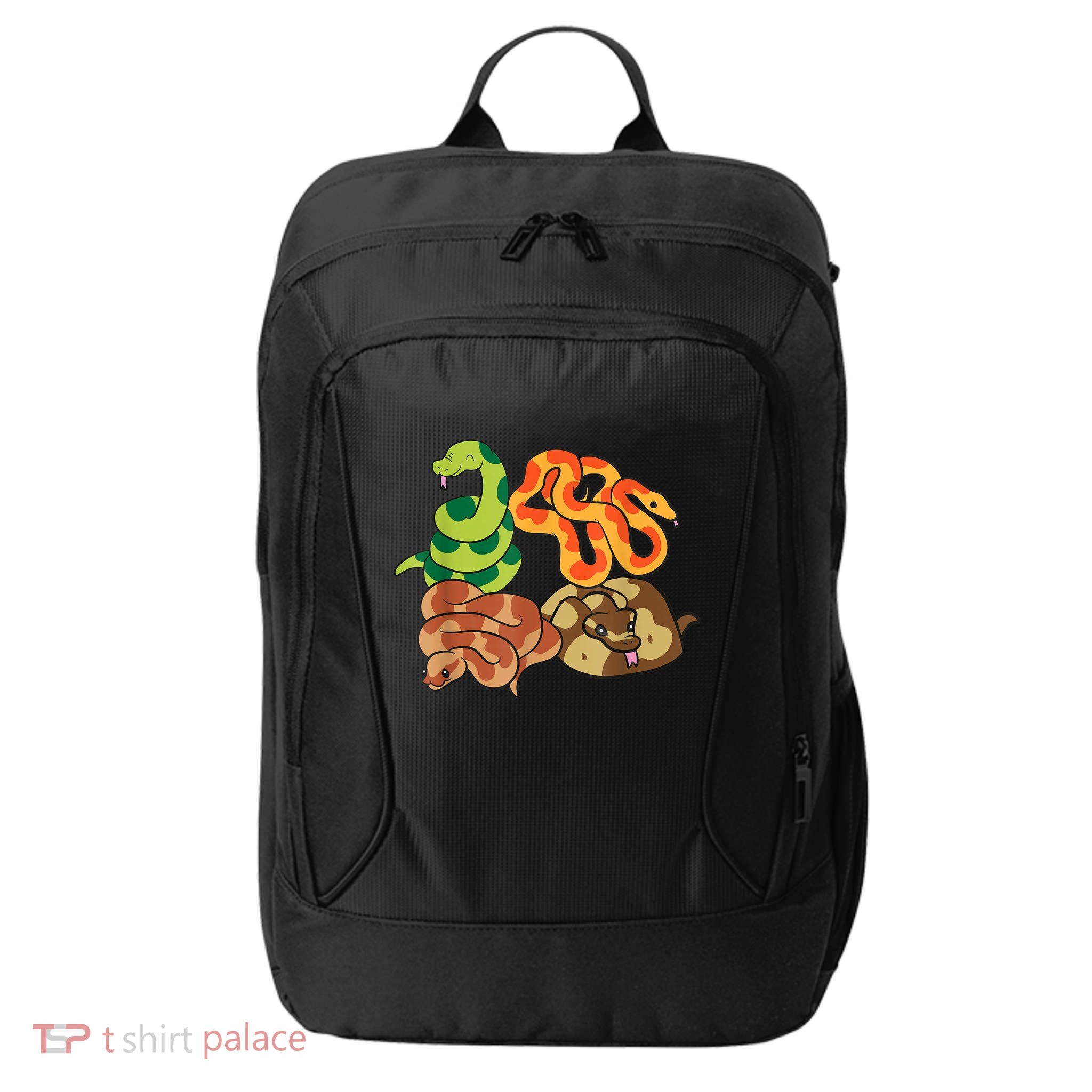Snake Reptile Serpents Funny Snakes City Backpack
