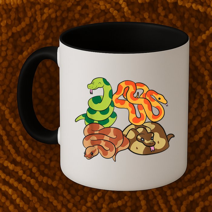 Snake Reptile Serpents Funny Snakes Mug