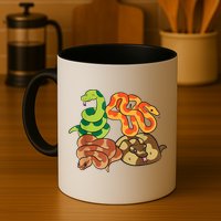 Snake Reptile Serpents Funny Snakes Mug