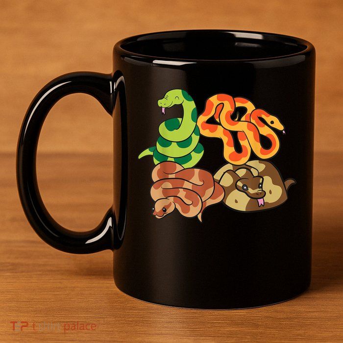 Snake Reptile Serpents Funny Snakes 11oz C Handle Ceramic Mug