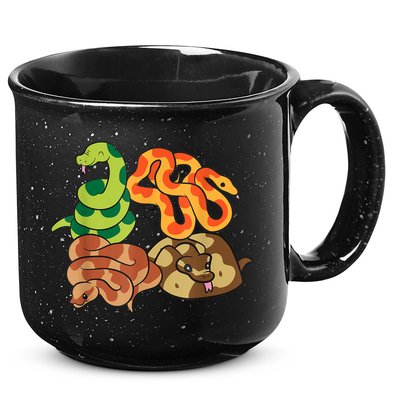 Snake Reptile Serpents Funny Snakes 15oz Campfire Ceramic Mug
