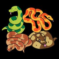 Snake Reptile Serpents Funny Snakes 16 in Basic Backpack