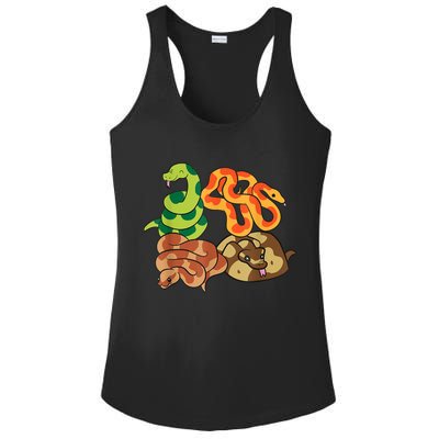 Snake Reptile Serpents Funny Snakes Ladies PosiCharge Competitor Racerback Tank